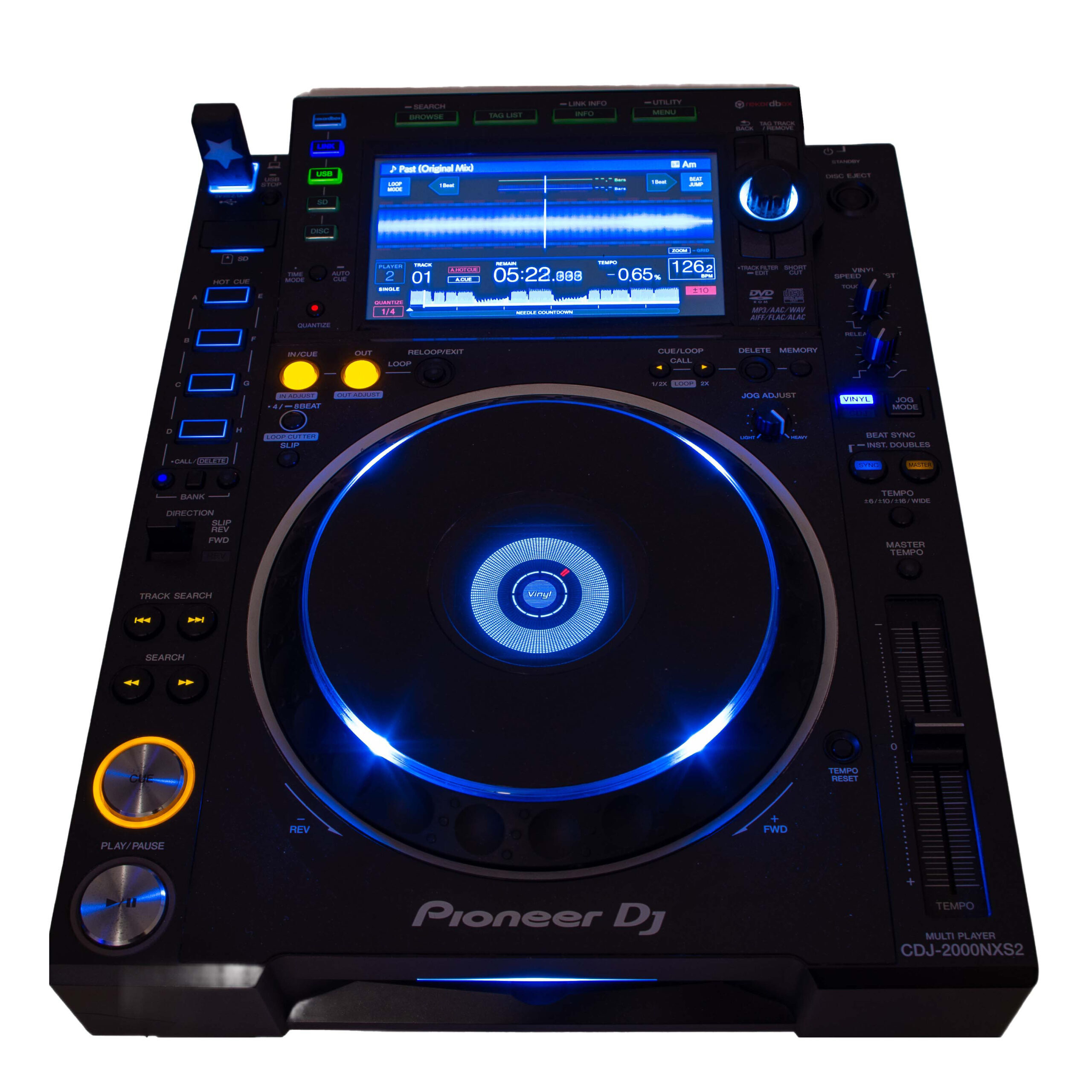 CDJ Pioneer Nexus 2000 Mk2_Dennis Feierabend_Frontal_Quadartisch